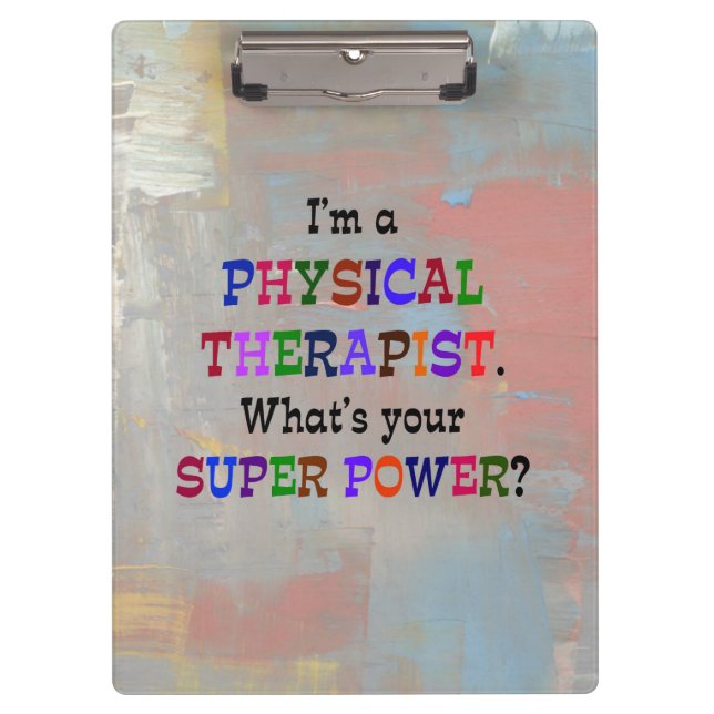 Physical Therapist Clipboard (Front)