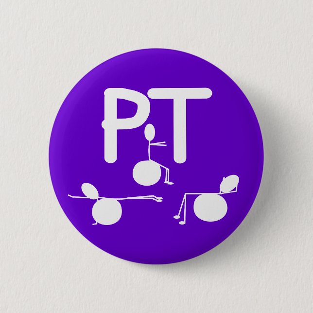Physical Therapist Gifts Unique Graphics 6 Cm Round Badge (Front)