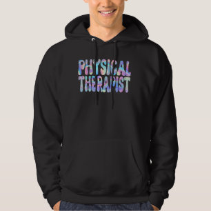 Physical Therapist Groovy Back to School Teachers Hoodie