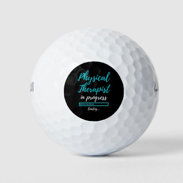 Physical Therapist In Progress Golf Balls (Front)