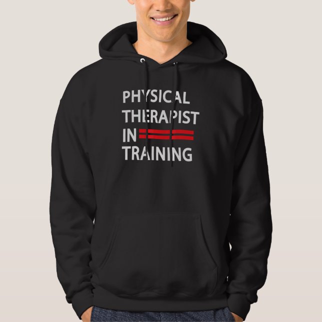 Physical Therapist In Training Fanny Future Physic Hoodie (Front)
