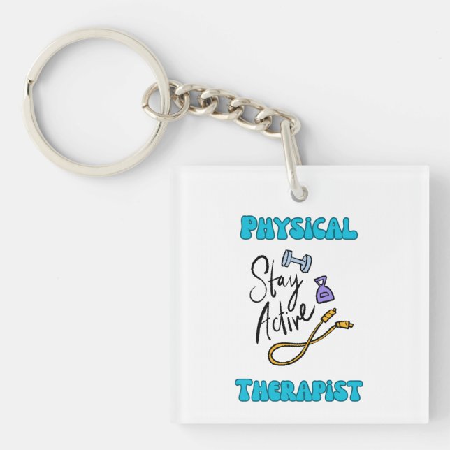 Physical Therapist  Key Ring (Front)