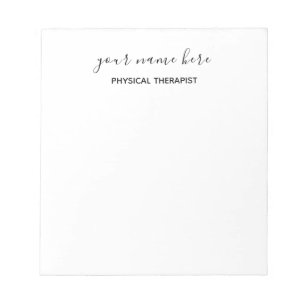 Physical Therapist Notepad - Small
