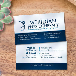 Physical therapist - Physiotherapy  Business Card