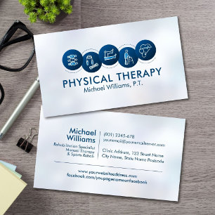 Physical therapist - Physiotherapy Business Card