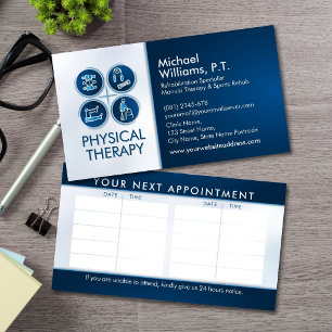 Physical therapist - Physiotherapy  Business Card