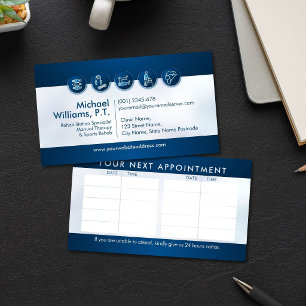 Physical therapist - Physiotherapy Business Card