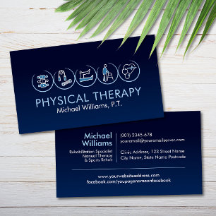 Physical therapist - Physiotherapy  Business Card