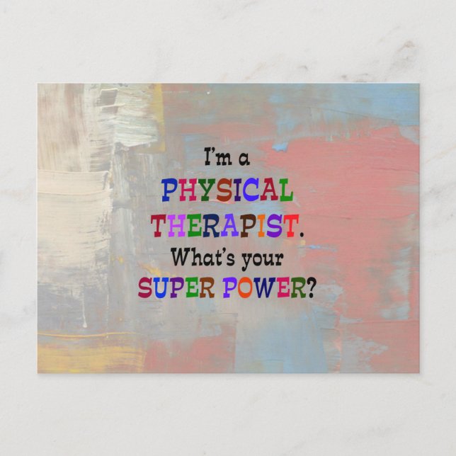 Physical Therapist Postcard (Front)