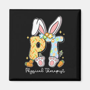 Physical Therapist Pt Physical Therapy Bunny Easte Magnet