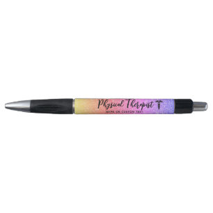 Physical Therapist Stylish Rainbow Personalised