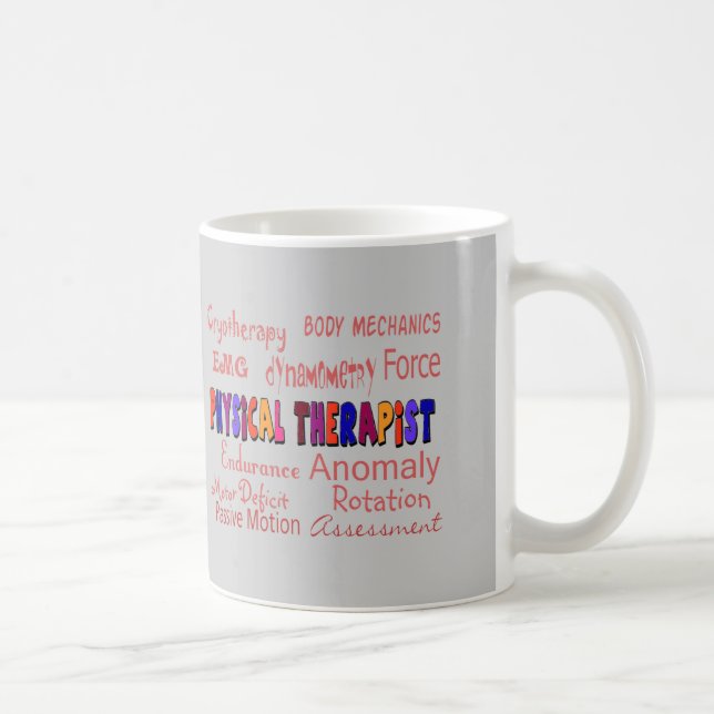 Physical Therapist Terminology Gifts Coffee Mug (Right)
