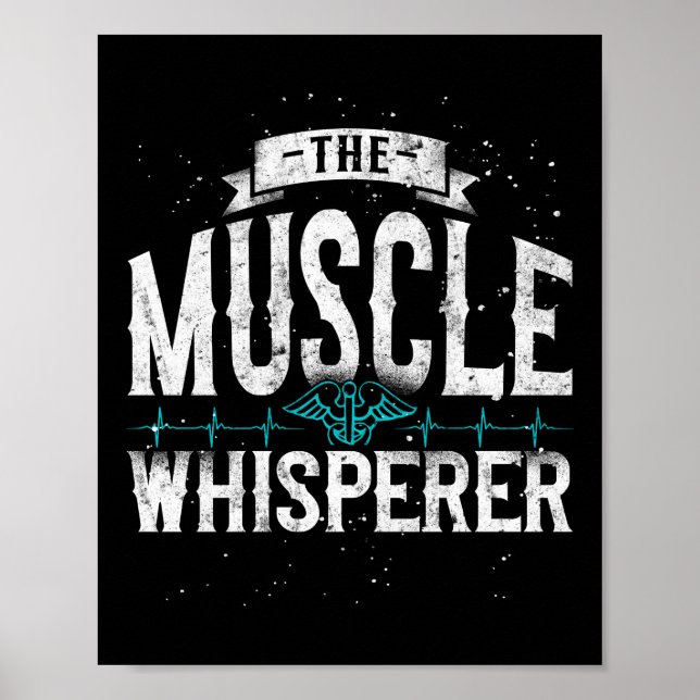 Physical Therapist Therapy Assistant Muscle Poster (Front)