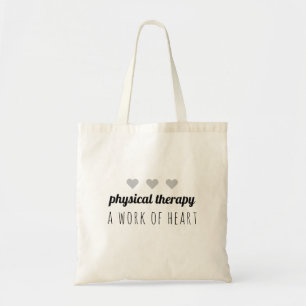 Physical Therapy A Work of Heart Tote Bag