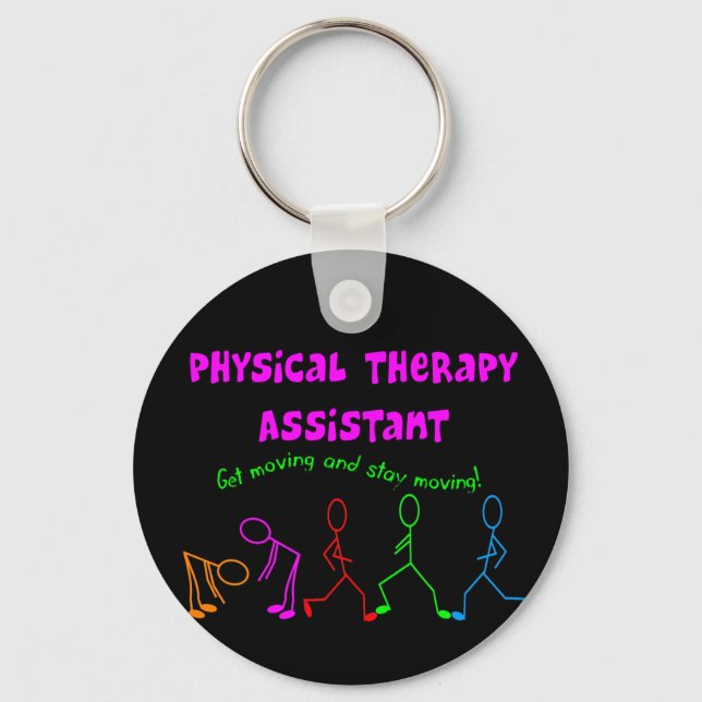 Physical Therapy Assistant Gifts Key Ring (Front)
