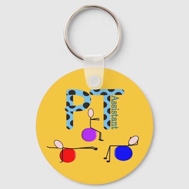 Physical Therapy Assistant Gifts Key Ring (Front)