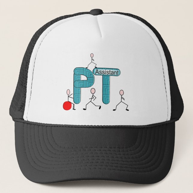 Physical Therapy Assistant Gifts Trucker Hat (Front)