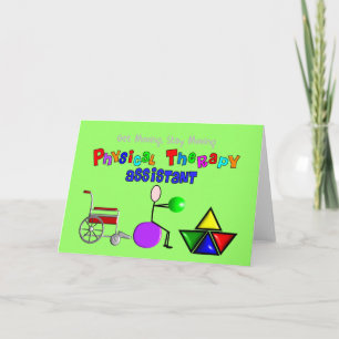 Physical Therapy Assistant Gifts Unique Graphics Card