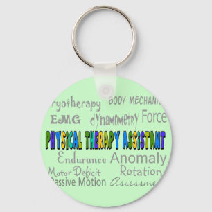 Physical Therapy Assistant "Terminology" Design Key Ring