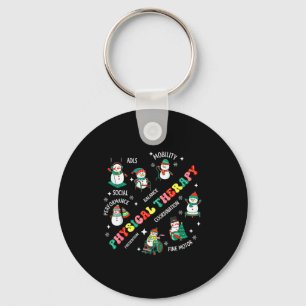 Physical Therapy Christmas Snowman Pt Physical The Key Ring