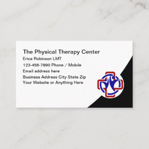 Physical Therapy Clinic Therapist Business Cards