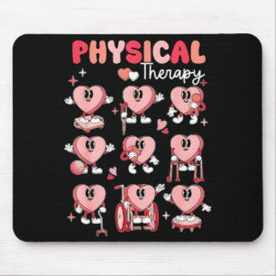 Physical Therapy Cute Candy Heart Valentines Pt Th Mouse Pad