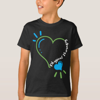 Physical Therapy Heart Physiotherapy PT Rehab Ther T-Shirt