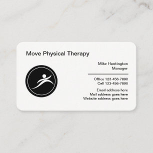 Physical Therapy Medical Logo Template Business Card