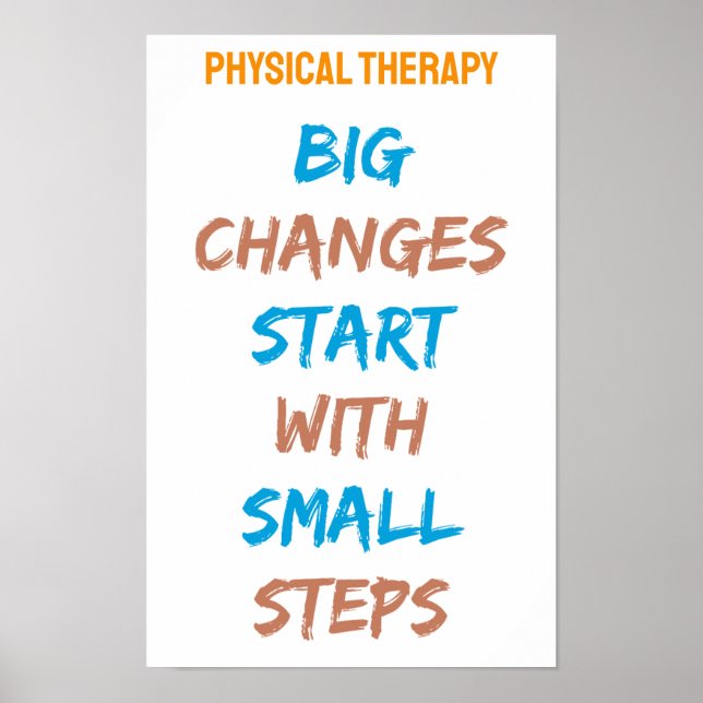 Physical Therapy Motivational Poster (Front)