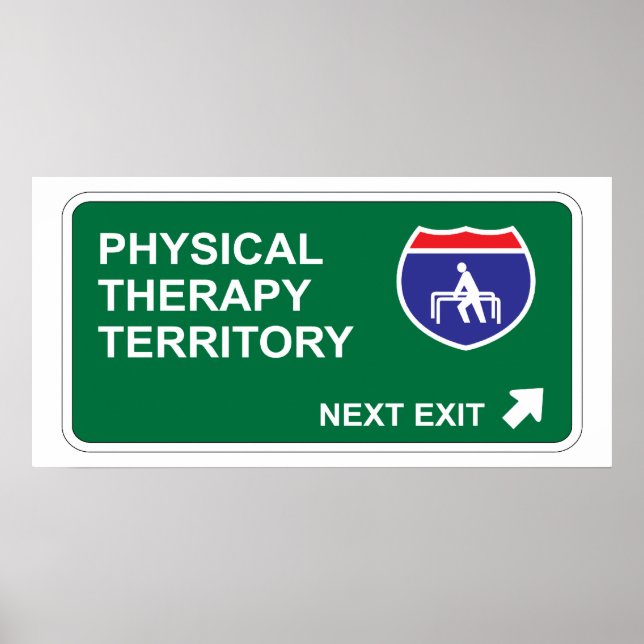 Physical Therapy Next Exit Poster (Front)