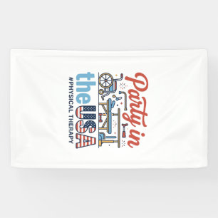 Physical Therapy Party in the USA Vintage T-Shirt_ Banner