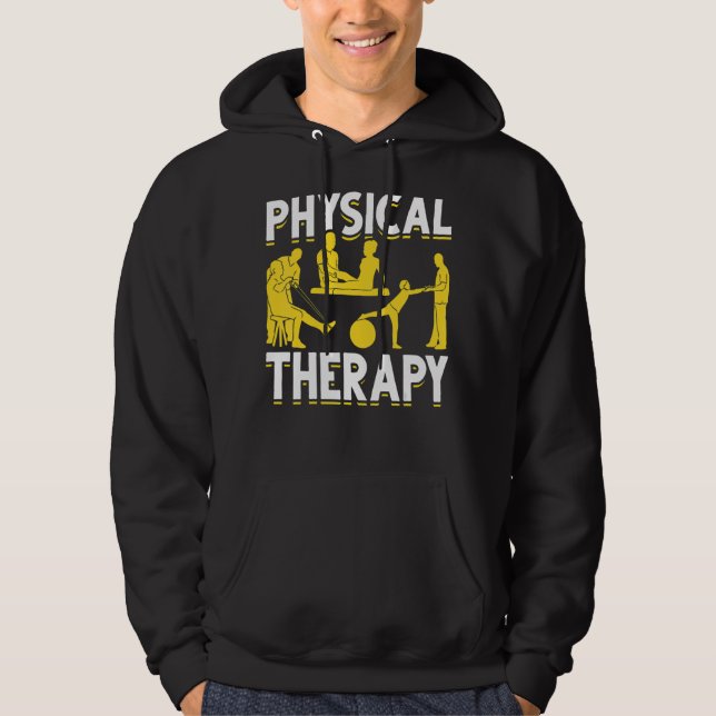Physical Therapy Physical Therapist Pta Physiother Hoodie (Front)