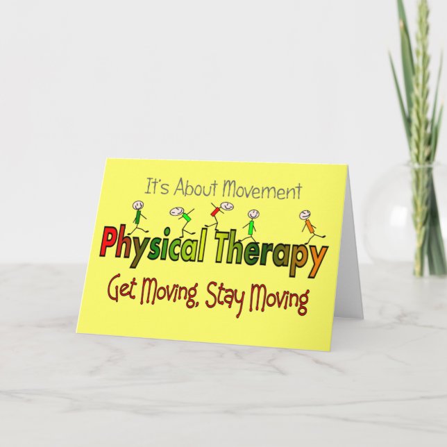 Physical Therapy Products and Gifts Card (Front)