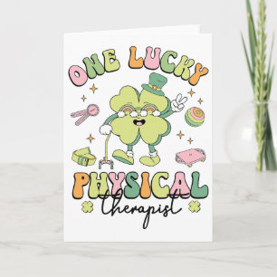 Physical Therapy Pt Patricks Day Physical Therapis Card