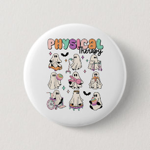 Physical Therapy Pt Physical Therapist Halloween C 6 Cm Round Badge