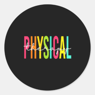 Physical Therapy Pt Physical Therapist Pt Student  Classic Round Sticker