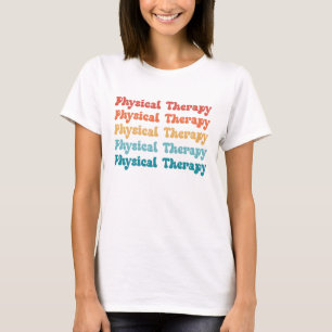Physical Therapy PT Retro PT Grad Gifts T-Shirt