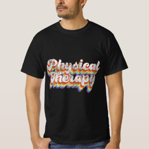 Physical Therapy Therapist Assistant Retro Vintage T-Shirt