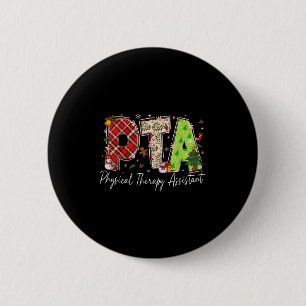 Physical Therapy Therast Istant Pta Santa Christma 6 Cm Round Badge
