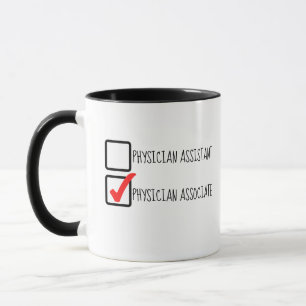 Physician Assistant Associate CheckBox Mug