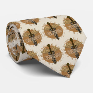 Physician Assistant Caduceus Neck Tie