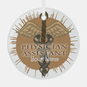 Physician Assistant Caduceus  ornament