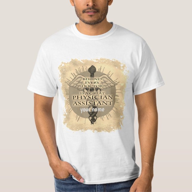 Physician Assistant Caduceus T-Shirt (Front)
