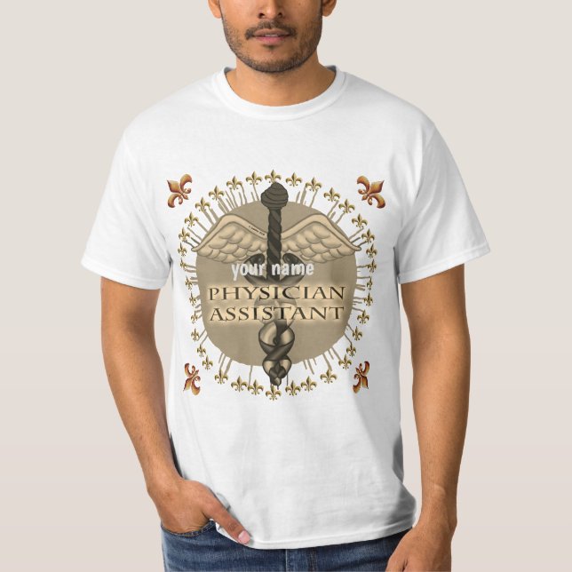 Physician Assistant Caduceus T-Shirt (Front)