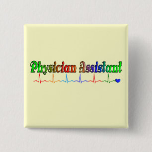 Physician Assistant Gifts T-Shirts and More 15 Cm Square Badge