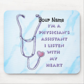 Physician Assistant Heart Mouse Pad