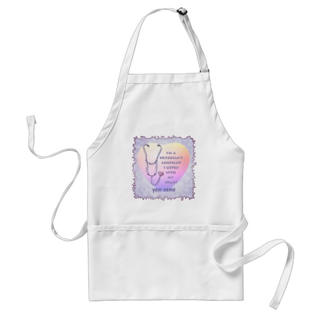 Physician Assistant Heart Standard Apron (Front)