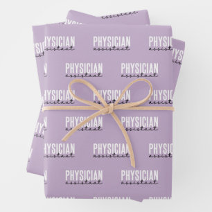 Physician Assistant PA Graduation Wrapping Paper Sheet