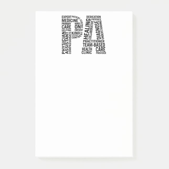 Physician Assistant PA Post-it Notes (Front)