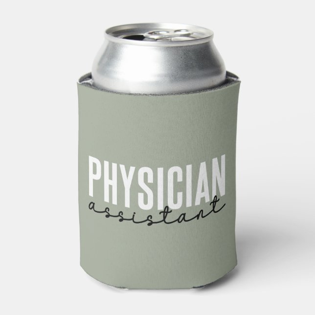 Physician Assistant Physician Associate PA School Can Cooler (Can Front)